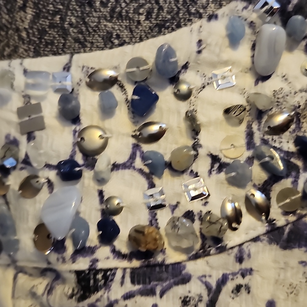 Chico's Embellished Python Amina Jacket Size 2 - image 7